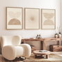 Wallity Huhu258 Cuadro Decorativo enmarcado 50 x 70 cm (3 Piezas)